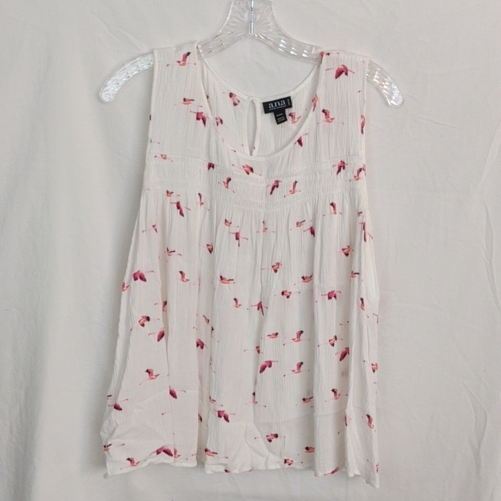 ANA size Petite XXL women's flamingo tank top